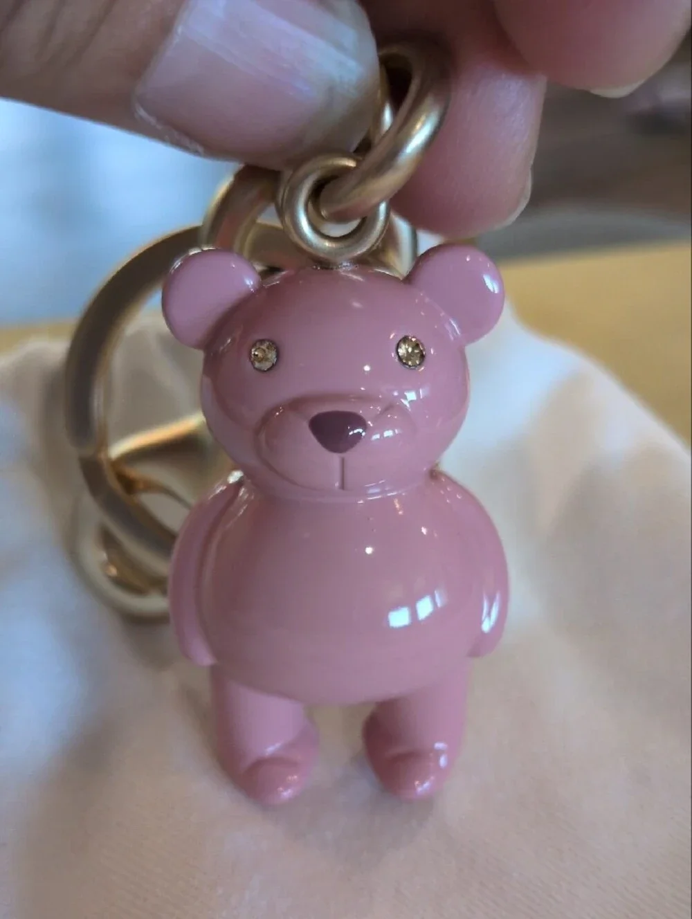 Coach glossy pink